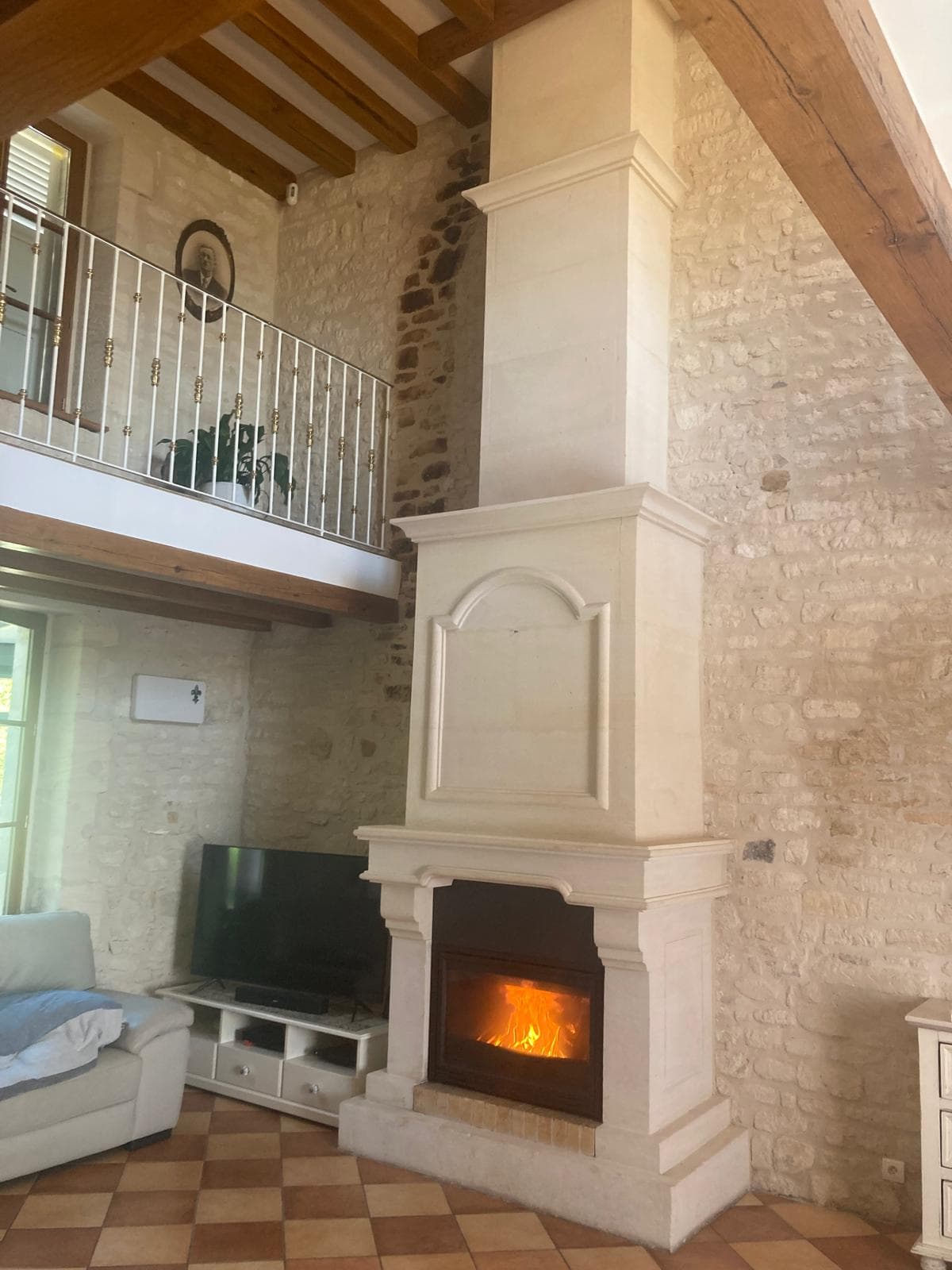 Poêle à bois design moderne