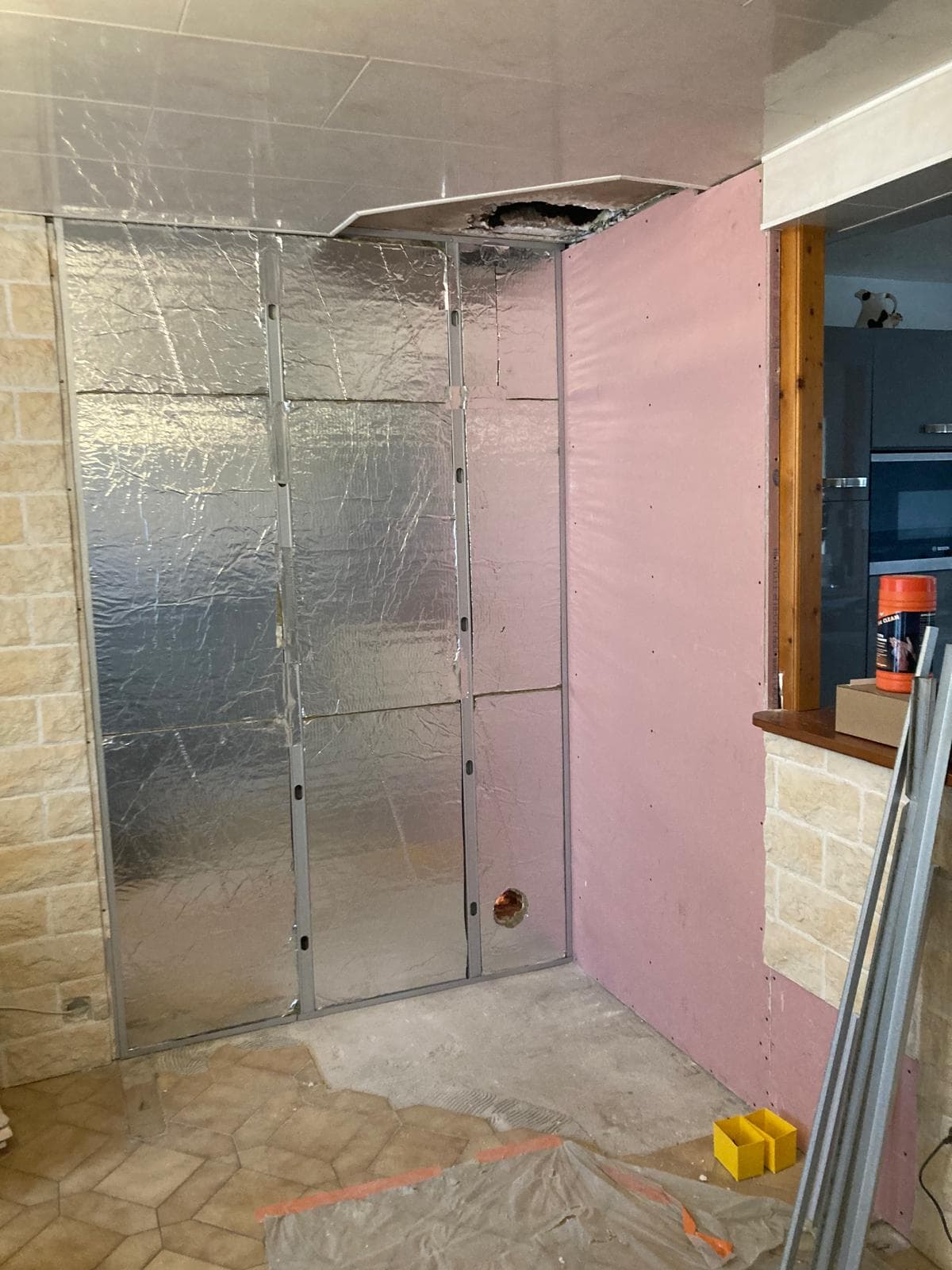 Installation professionnelle de tubage de cheminée